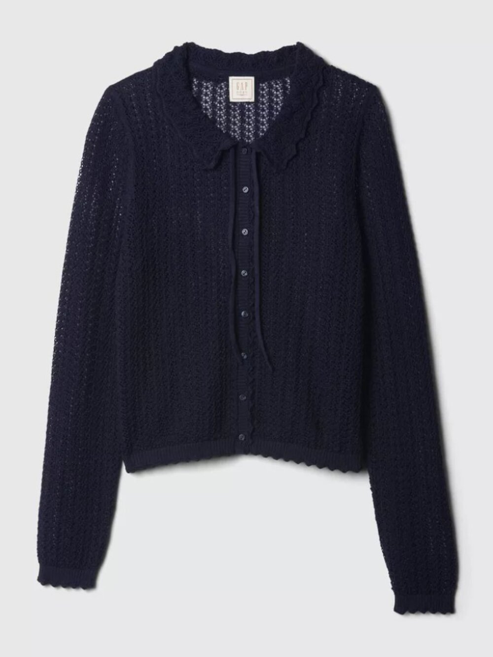 Gap x Doen Linen-Blend Sheer Sweater - Picture 4 of 4